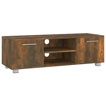 The Living Store Tv-meubel - Trendy Design - 110 x 40 x 35 cm - Gerookt eiken