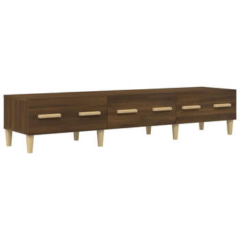 The Living Store Moderne TV-meubel - Bruineiken - 150 x 34.5 x 30 cm (B x D x H)