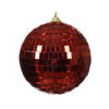 Decoris - Kerstballen foam d10l10 cm kerstrood kerst