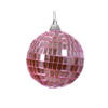 Decoris - Kerstballen foam d6l6 cm fuchsia kerst