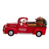 Kurt S. Adler - Kerstman coca-cola in auto l35cm