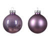 Decoris - Kerstbal glas d5 cm klila ass 12st kerst