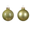 Decoris - Kerstbal glas d6 cm pstch ass 10st kerst