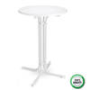 Wicotex-Statafel - wit- 80cm doorsnede - statafels - cocktailtafel - hoge staan tafel - staantafels