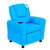 Kinderstoel - Kinderzetel - Kindersofa - Kinderbankje - Relaxstoel - Blauw - 62 x 56 x 69 cm