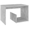 The Living Store Woonkamertafel Betongrijs - 59 x 36 x 38 cm - Praktisch en Trendy