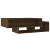 The Living Store Salontafel Bruineiken Hout - 105 x 55 x 32 cm - Opbergruimte