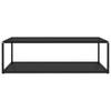 The Living Store Salontafel Basic - 120 x 60 cm - Glas en staal