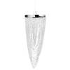 The Living Store Kroonluchter Klassiek - Helder Kristal - 22x58cm - 220-240V - Max 40W