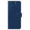 Basey iPhone 15 Plus Hoesje Bookcase Hoes Flip Case Book Cover - iPhone 15 Plus Hoes Book Case Hoesje - Donkerblauw
