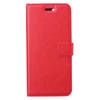 Basey iPhone 15 Plus Hoesje Bookcase Hoes Flip Case Book Cover - iPhone 15 Plus Hoes Book Case Hoesje - Rood