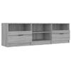 The Living Store TV-meubel - Trendy - TV-meubel - 150 x 33.5 x 45 cm - Grijs sonoma eiken