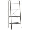 The Living Store Opbergrek 4 schappen - 56 x 35 x 140 cm - Sterke stalen constructie