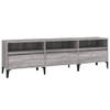 The Living Store Tv-kast Industrial - Grijs Sonoma Eiken - 150 x 30 x 44.5 cm - Opbergruimte