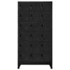 The Living Store Lockerkast - Staal - 90 x 40 x 180 cm - 18 afsluitbare deuren