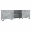 The Living Store TV-meubel - Betongrijs - 150 x 30 x 50 cm - opbergruimte - presenteerfunctie - praktische deur -