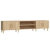 The Living Store TV-kast - Sonoma eiken - 180x31.5x40 cm - Trendy design