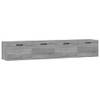 The Living Store Wandkast - Sonoma Eiken - 100 x 36.5 x 35 cm - 2 vakken