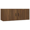 The Living Store TV-kast Classic - Wandmeubel - 100x34.5x40 cm - Bruineiken