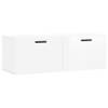 The Living Store Wandkast - The Living Store - Meubels - 100 x 36.5 x 35 cm - Hoogglans wit