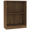 The Living Store Boekenkast - Compact en functioneel - Afmeting- 60 x 24 x 74.5 cm - Kleur- Bruineiken