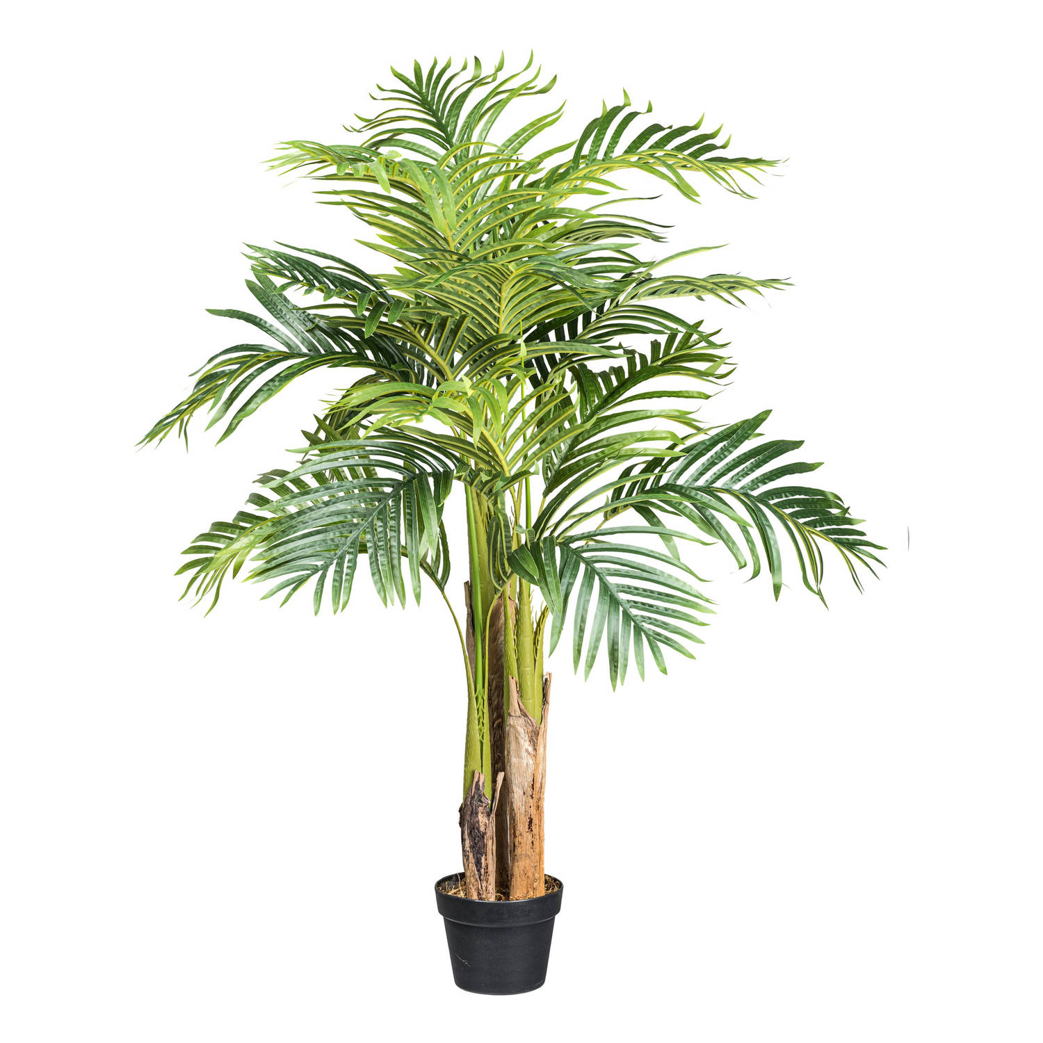 Kopu® Kunstplant Arecapalm 130 cm 3 Stammen - Real Touch - Goudpalm