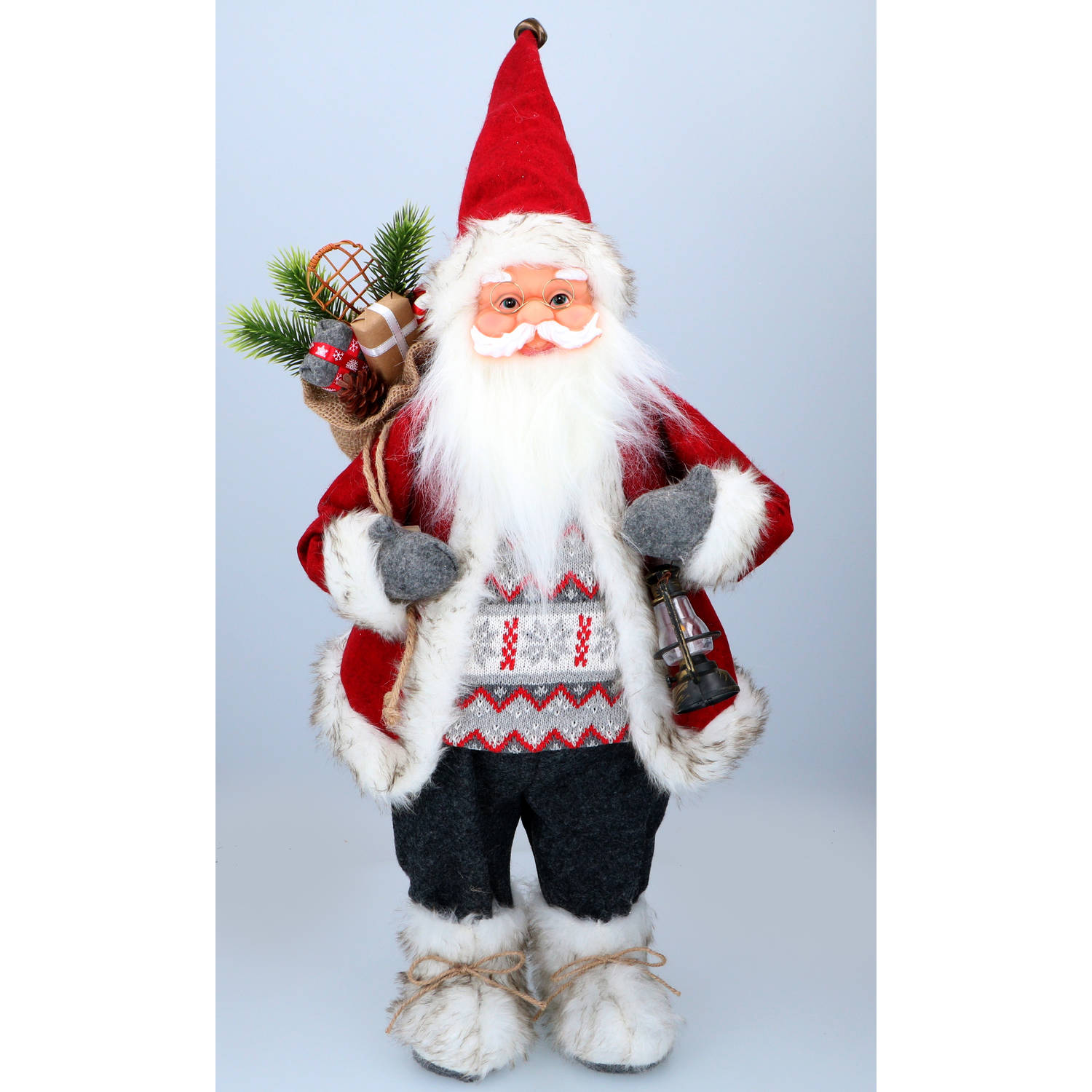 Christmas Gifts Kerstman-Pop Kerstversiering voor Binnen 60cm Rood