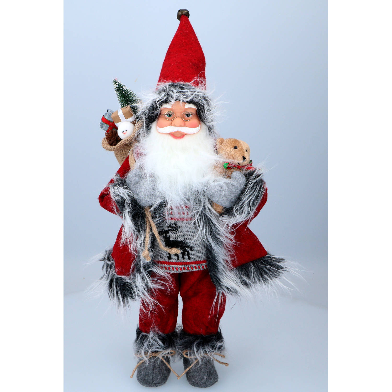 Christmas Gifts Kerstman-Pop Kerstversiering voor Binnen 46cm Rood