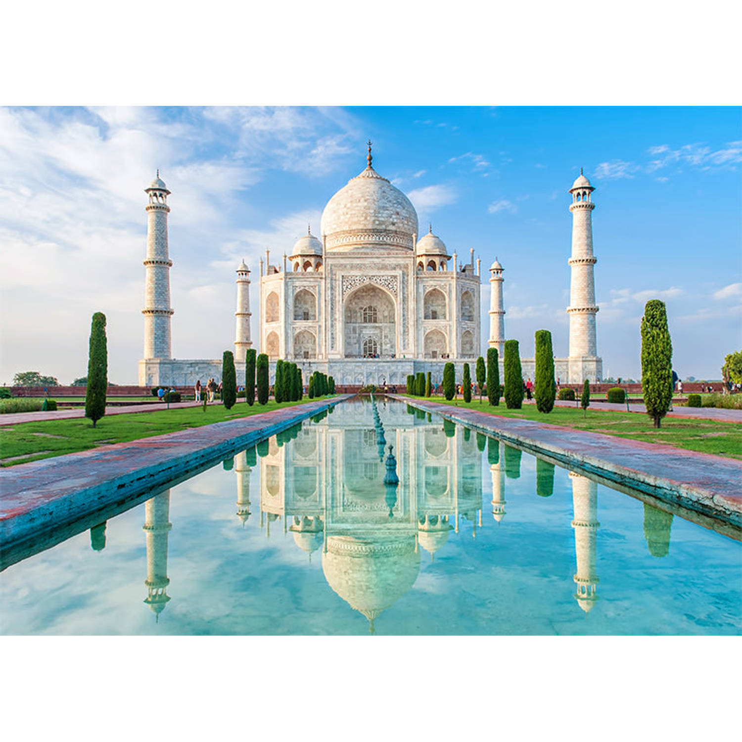 Inductiebeschermer - Taj Mahal - 78x78 cm - Inductiebeschermer - Inductie Afdekplaat Kookplaat - Inductie Mat - Anti-Slip - Keuken Decoratie - Keuken Accessoires