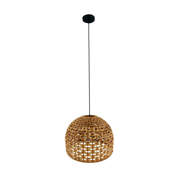 DKNC - Hanglamp Pescara - Waterhyacint - 38x38x28cm - Bruin