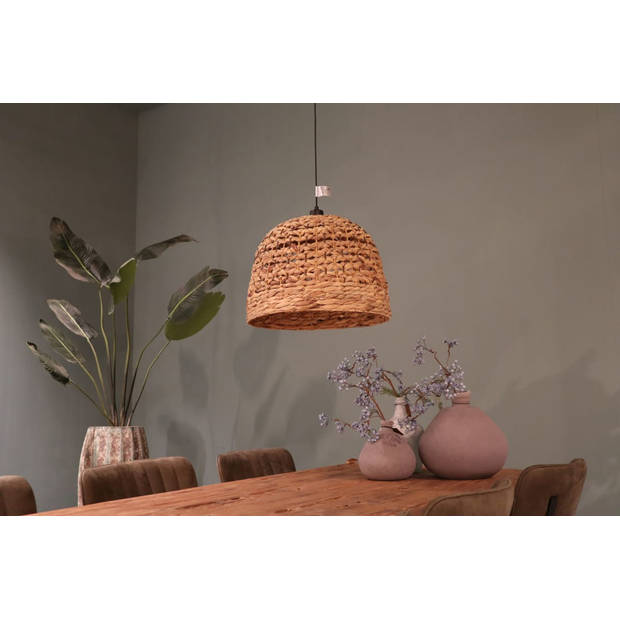 DKNC - Hanglamp Pescara - Waterhyacint - 46x46x30cm - Bruin