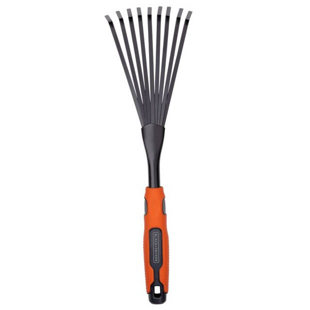 BLACK+DECKER Handhark - 38,8 CM - Ergonomische Handgreep - Makkelijk op te Hangen - Zwart/ Oranje