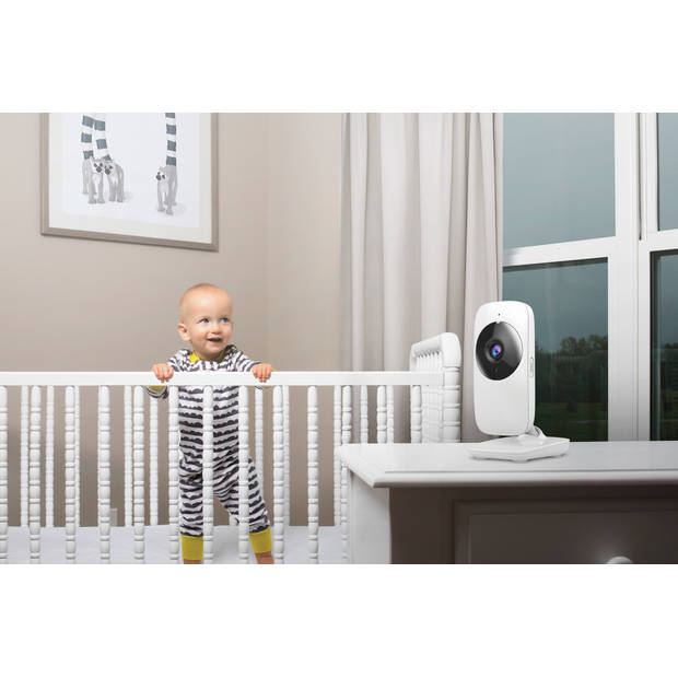 Motorola Nursery Babyfoon - VM481 - 2-Inch Ouder Unit - Infrarood Nachtzicht - Bereik tot 300 Meter - Wit