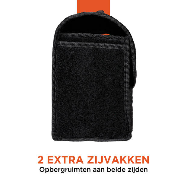 BLACK+DECKER Kofferbak Organizer - Kofferbak Tas - 55 x 15 x 23 CM - Met Klittenband - Zwart