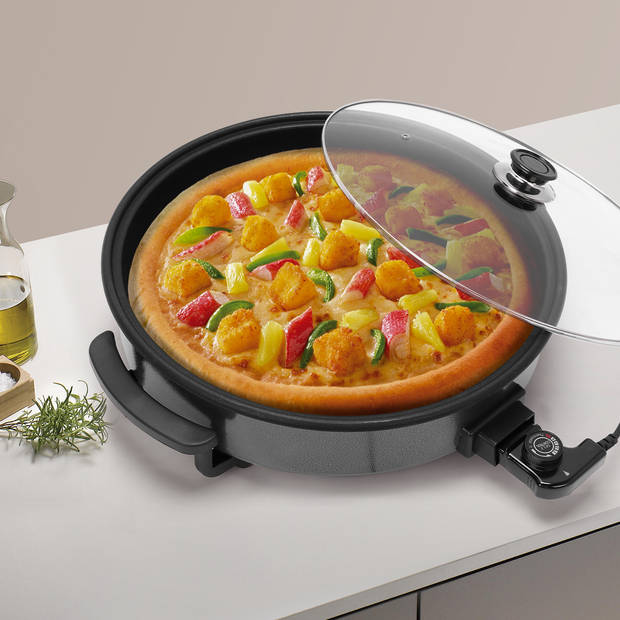 Swiss Pro+ Multifunctionele Elektrische Pizza Pan 42CM