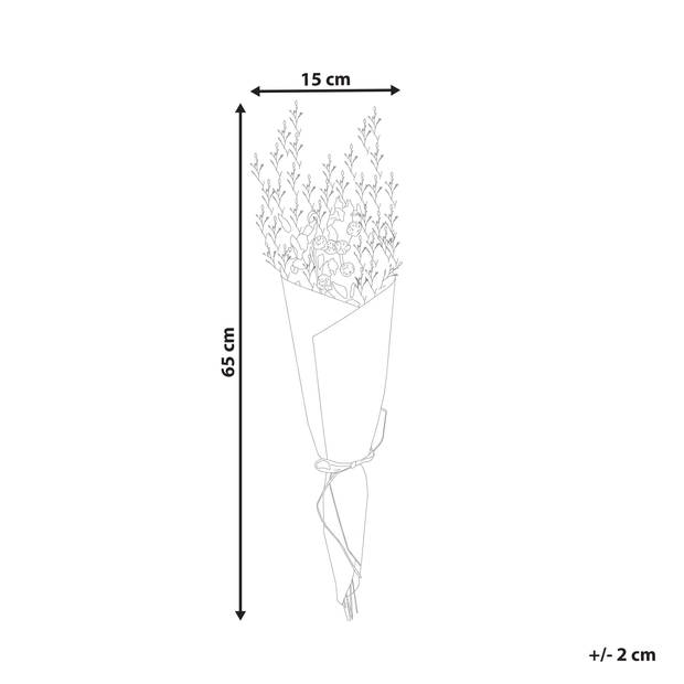 Beliani AZUEL - Droogbloemen boeket-Natuurlijk-Droogbloemen