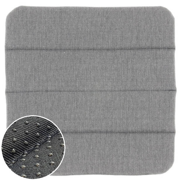 Unique Living - Chairpad Elba - 39x39cm - Grey