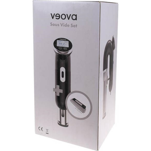 Veova – Sous Vide set – V2 stick & 2800C vacuumeerapparaat - inclusief vacuumzakken