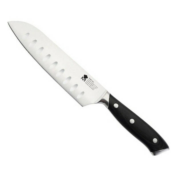 Santoku-mes Masterpro BGMP-4301 Zwart Hout Roestvrij staal (17,5 cm) 17,5 cm