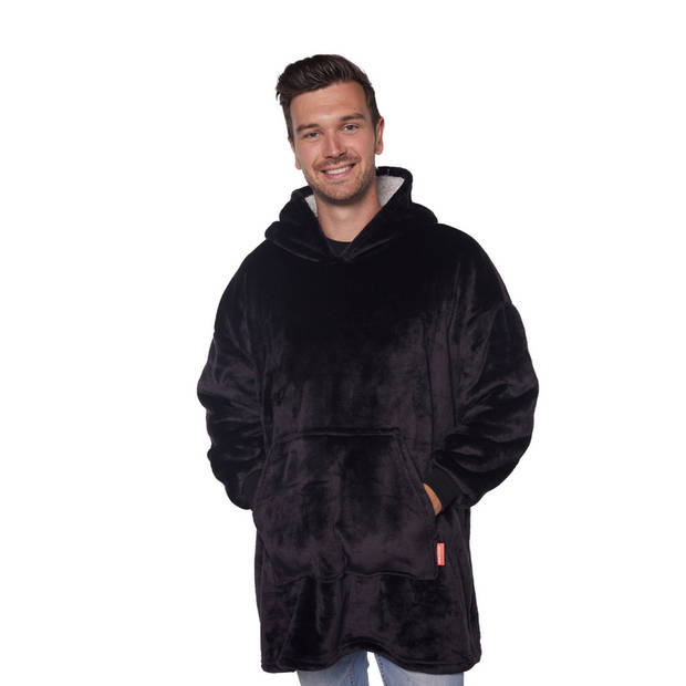 Homie Hoodie Zwart - Ultrazachte hoodie-deken