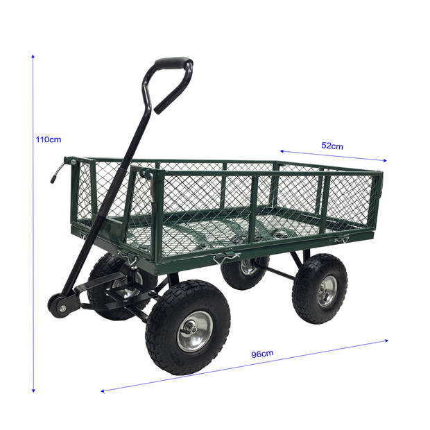 Bolderkar tuinwagen bolderwagen - 350 kg belastbaar