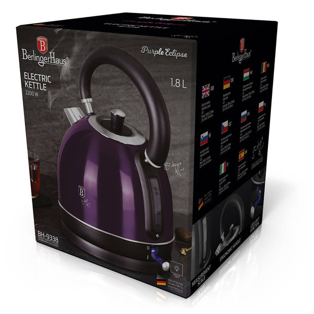 Berlinger Haus 9338 - Waterkoker - 1.8 liter - Purple eclips collection