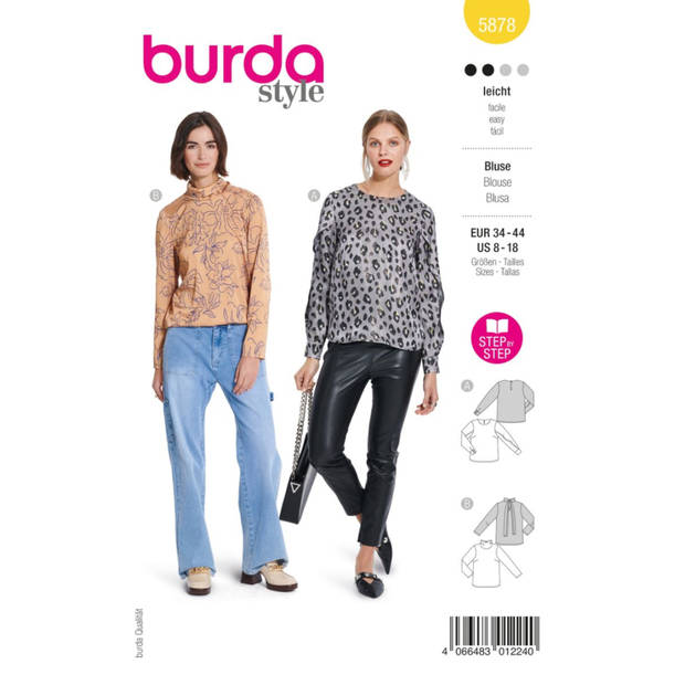 Burda nr.5878 maat 34 - 44