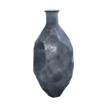 DKNC - Vaas Cappadocie - Gerecycled glas - 29x29x59cm - Grijs