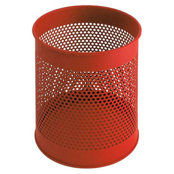 V-part - Geperforeerde papierbak 15 ltr - Steel - rood