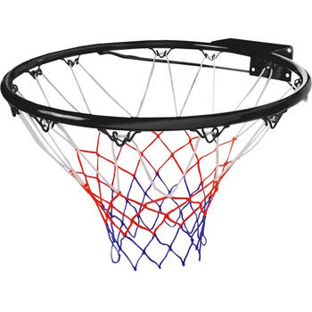 Angel Sports Basketbalring met net 46 cm zwart