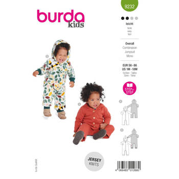 Burda nr.9232 maat 56 - 86