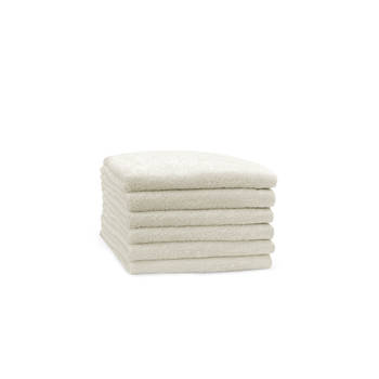 Eleganzzz Handdoek 100% Katoen 50x100cm - ivoor - Set van 6