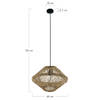 DKNC - Hanglamp Xavier - Papier - 46x46x26cm - Beige