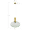 DKNC - Hanglamp Elche - Glas - 30x30x28cm - Transparant